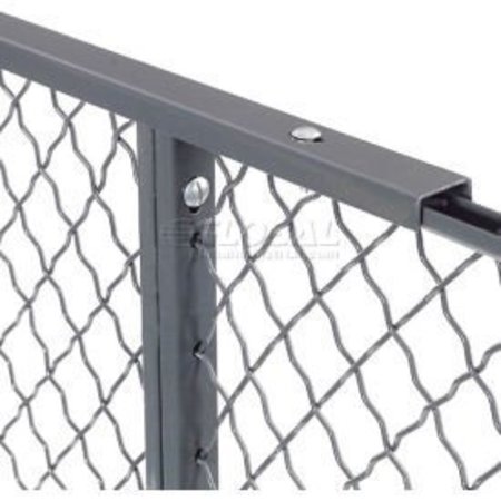 GLOBAL EQUIPMENT 10' Top Capping For Wire Mesh Partition 603146